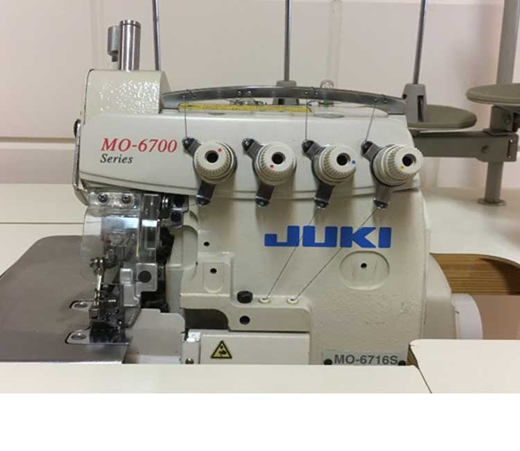 Juki MO 6716s 2 Naalds 5 draad lockmachine