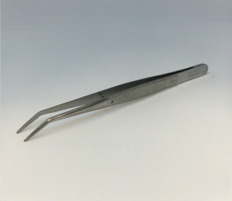 Pincet met gebogen spitse punt 115mm RVS - De Mestonderzoekshop Pincet met gebogen spitse punt 115mm RVS - De Mestonderzoekshop