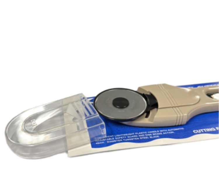 45 mm rolsnijset, stofsnijder, veiligheidssluiting, rolsnijder met 5